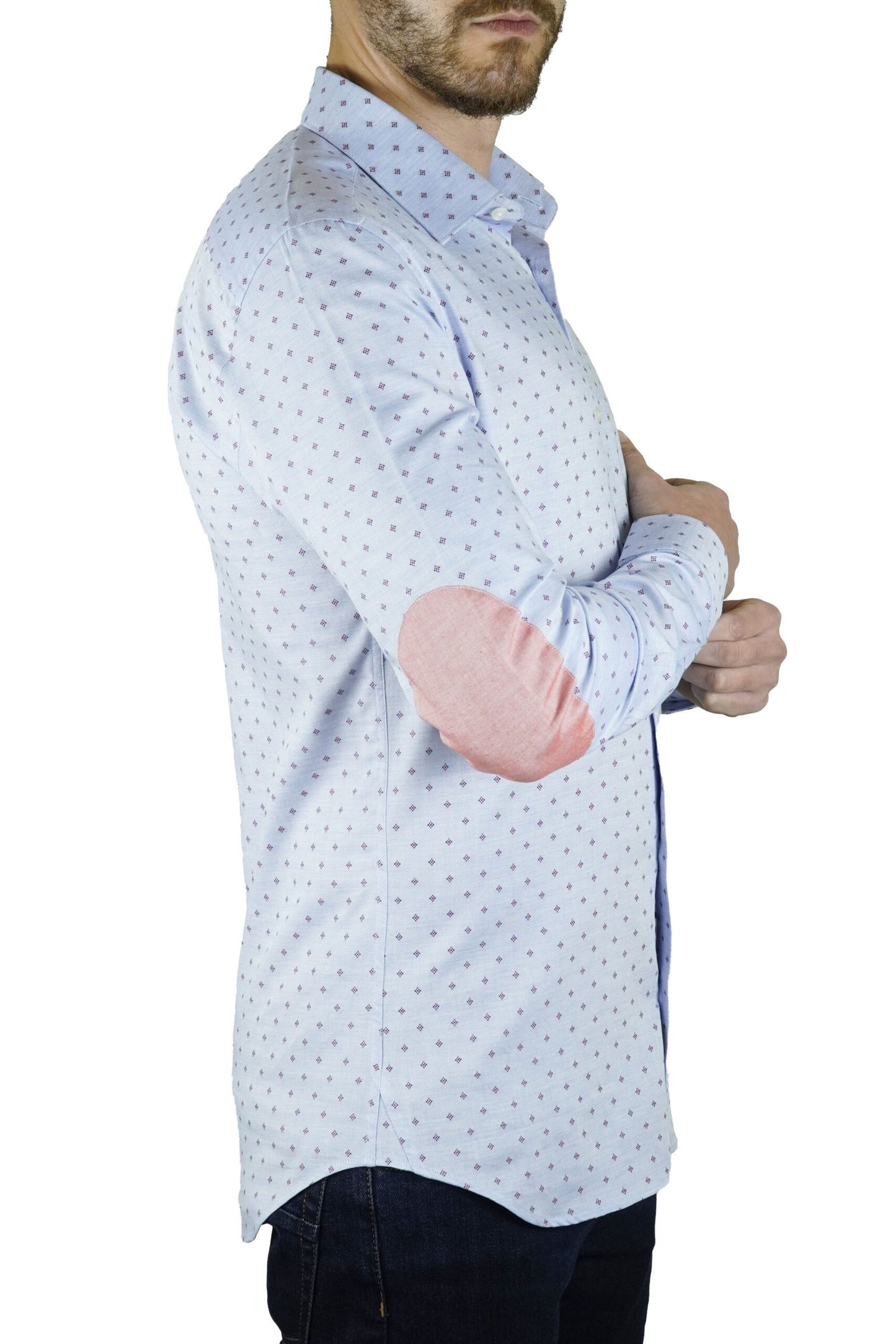 Chemise Bleu ciel avec coudière