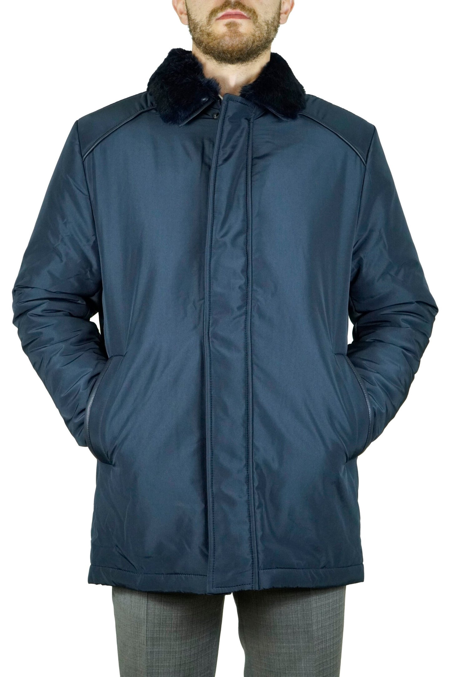 Manteau d'hiver bleu