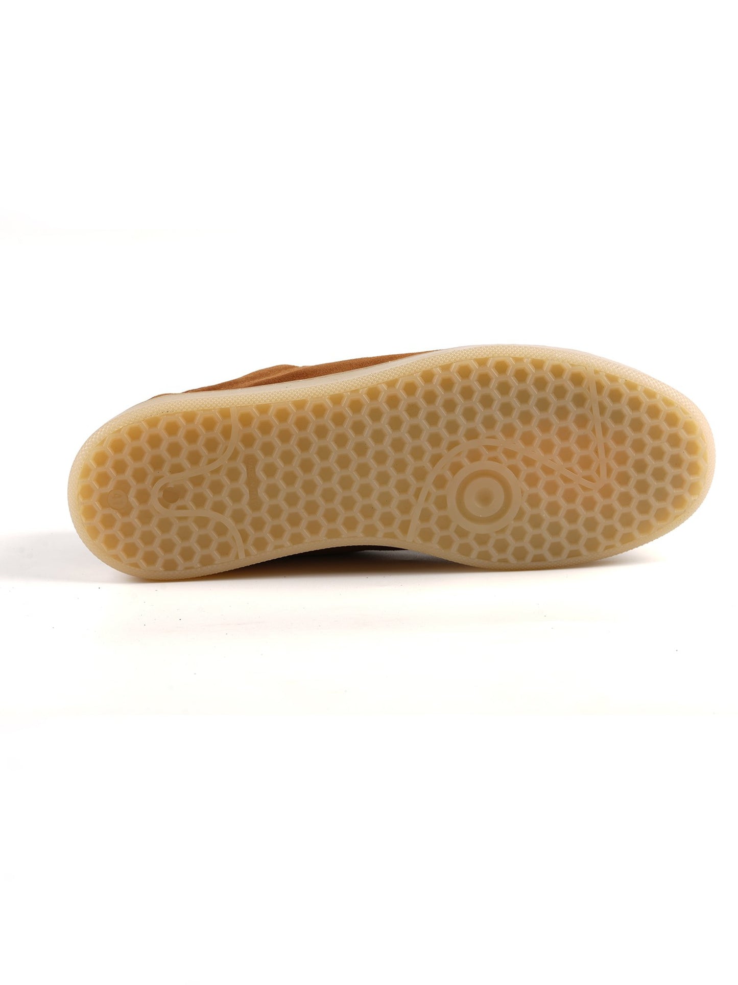 Baskets basses en daim camel