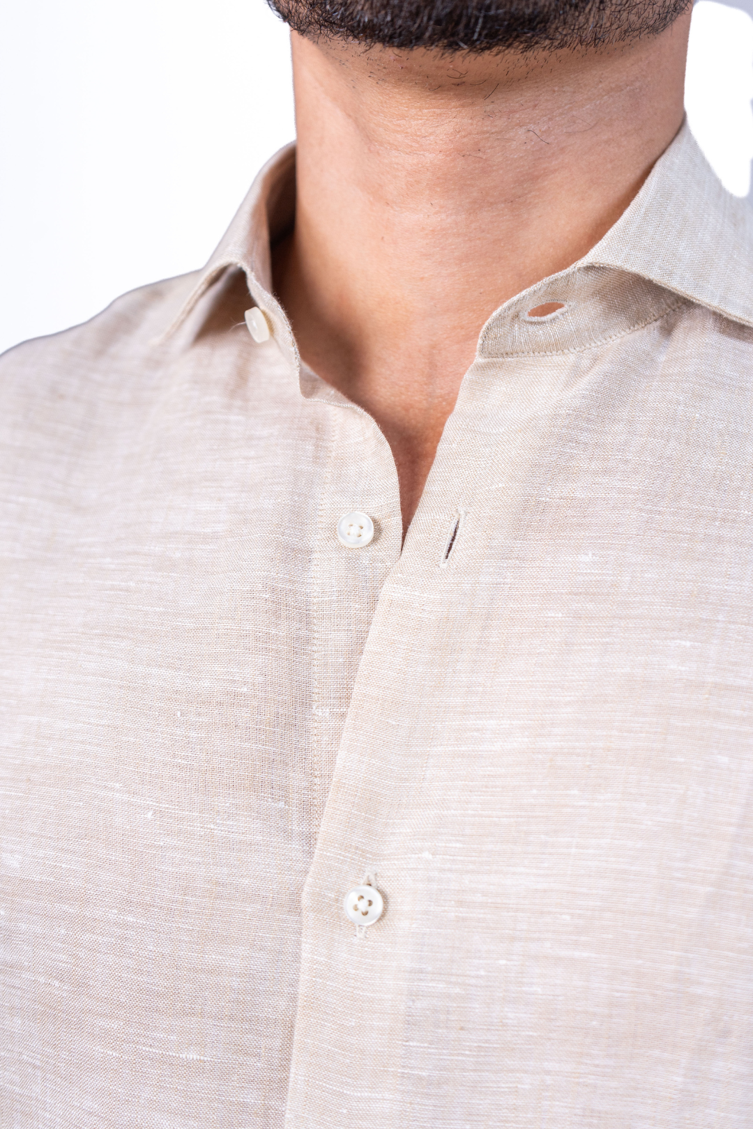 Chemise Beige en lin