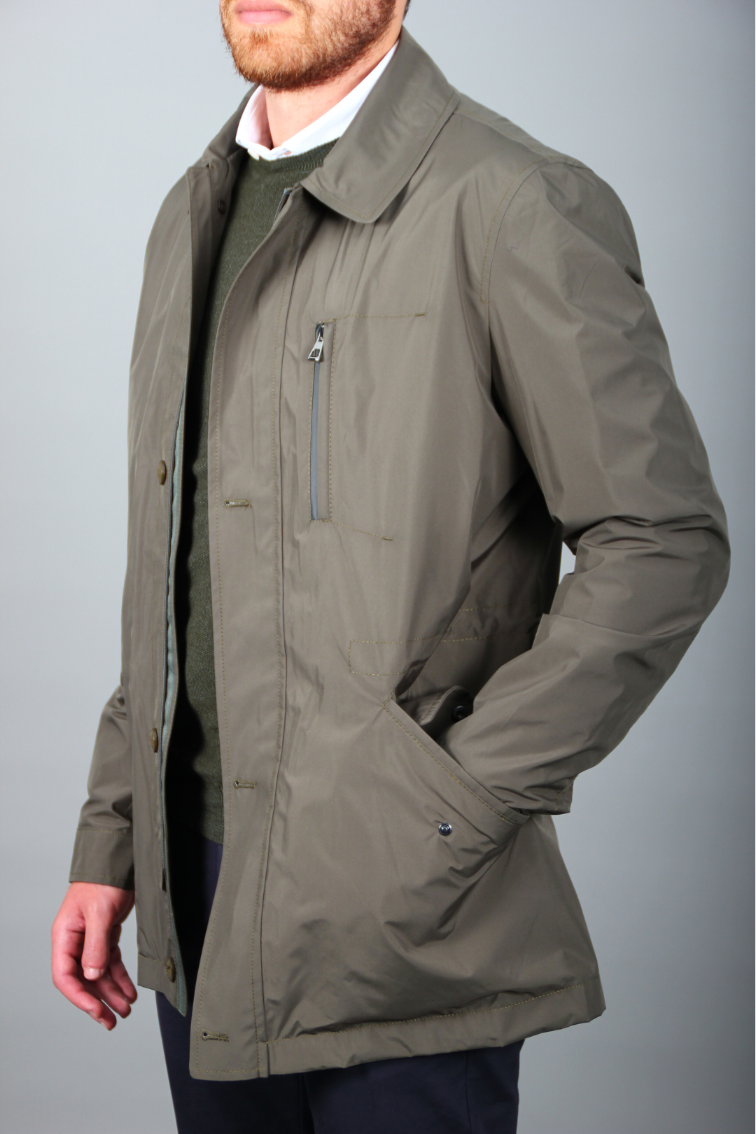 Jacket Trench Khaki