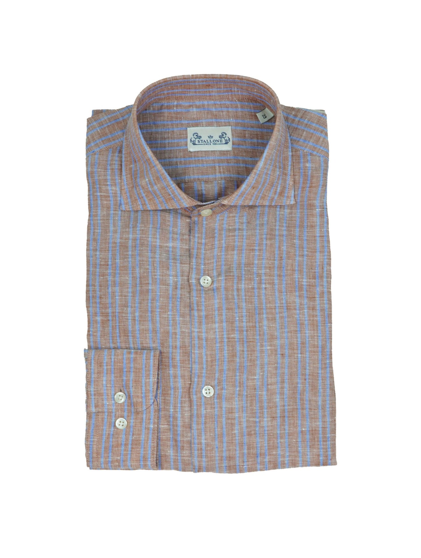 Chemise Marron rayée