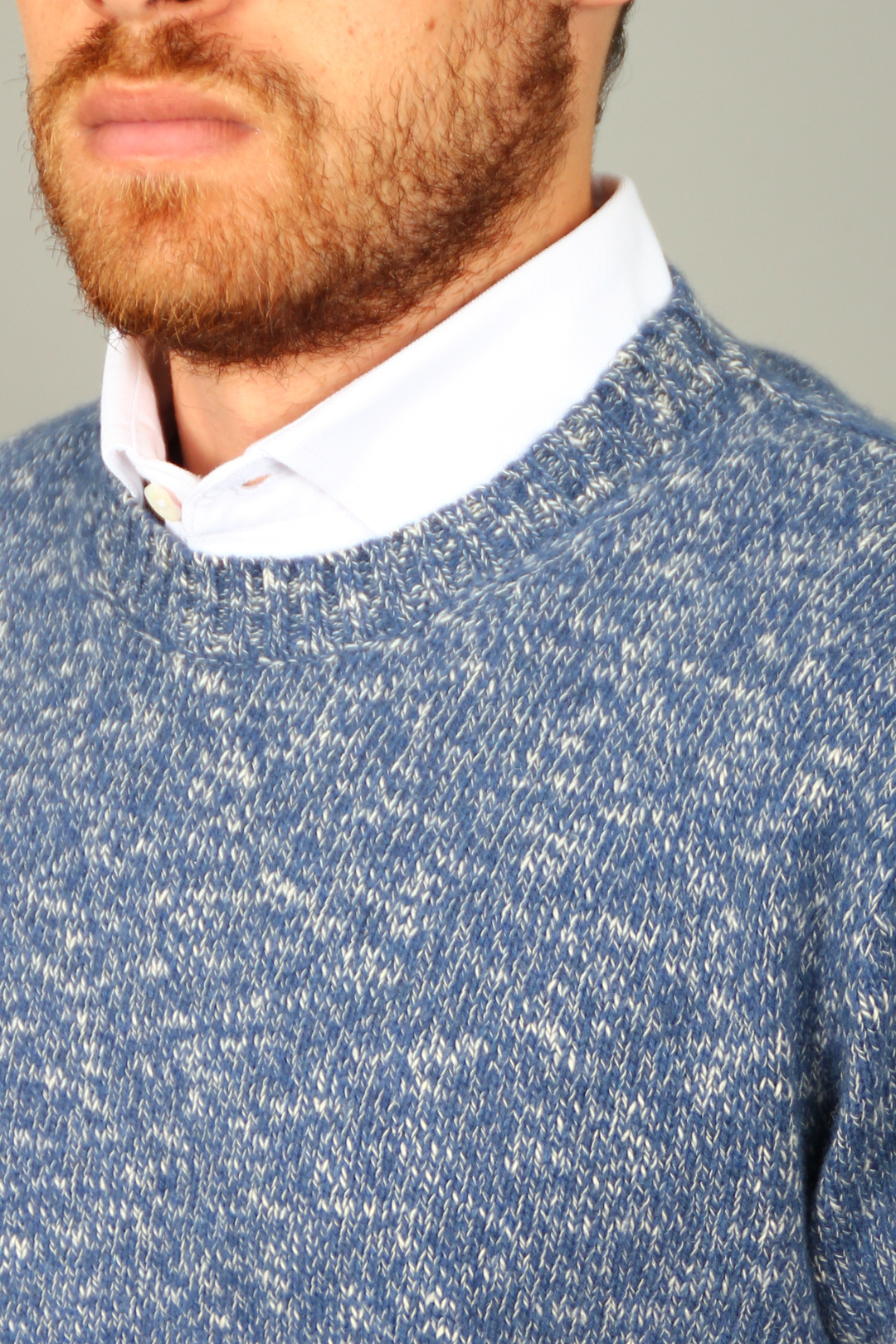 Pull Bleu Texturé