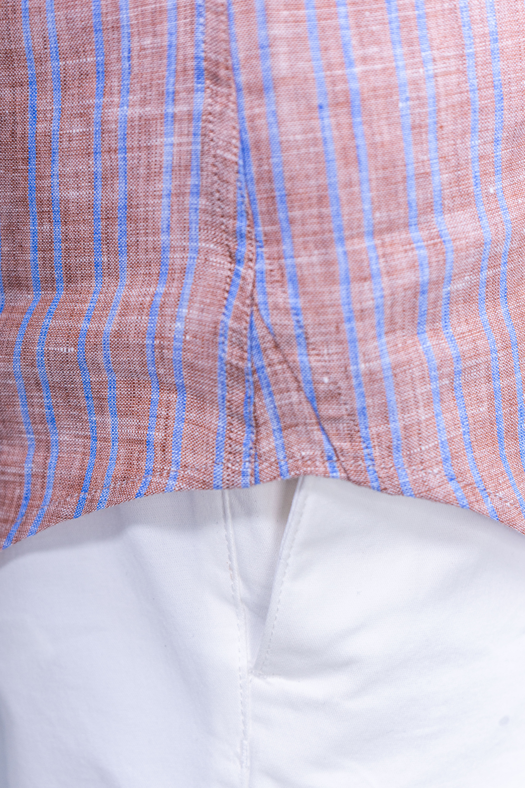 Chemise Marron rayée