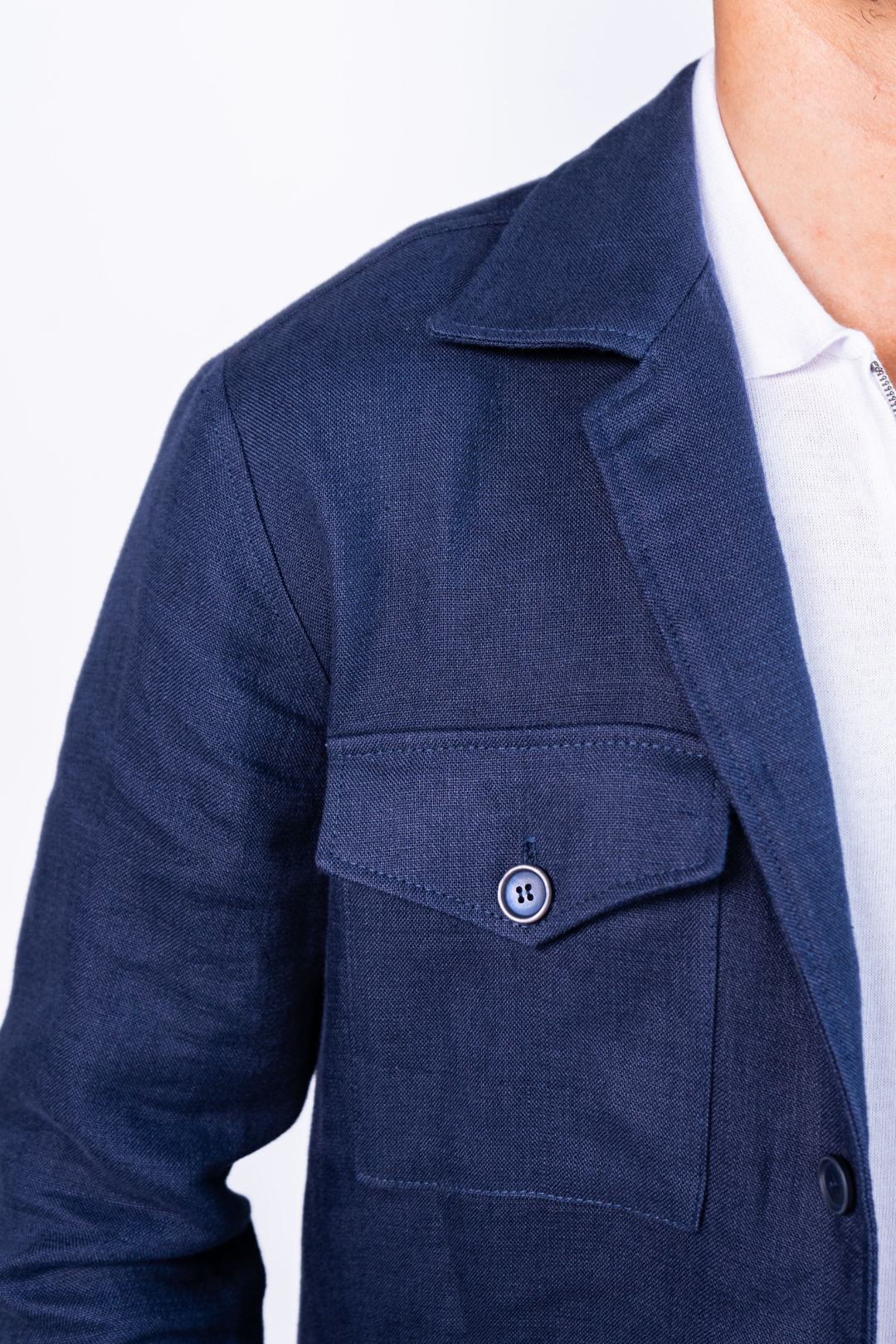 Veste Saharienne Bleu