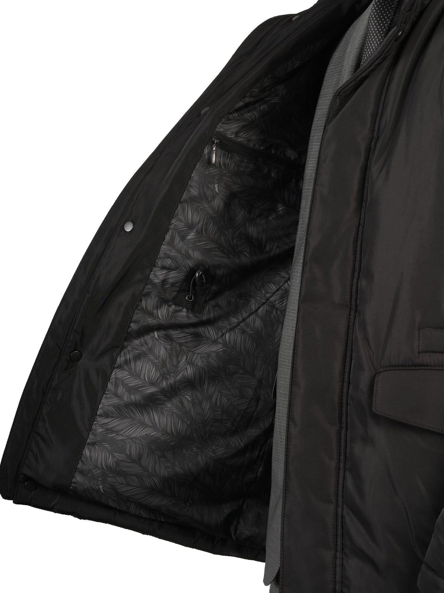 Blouson Noir avec fourrure