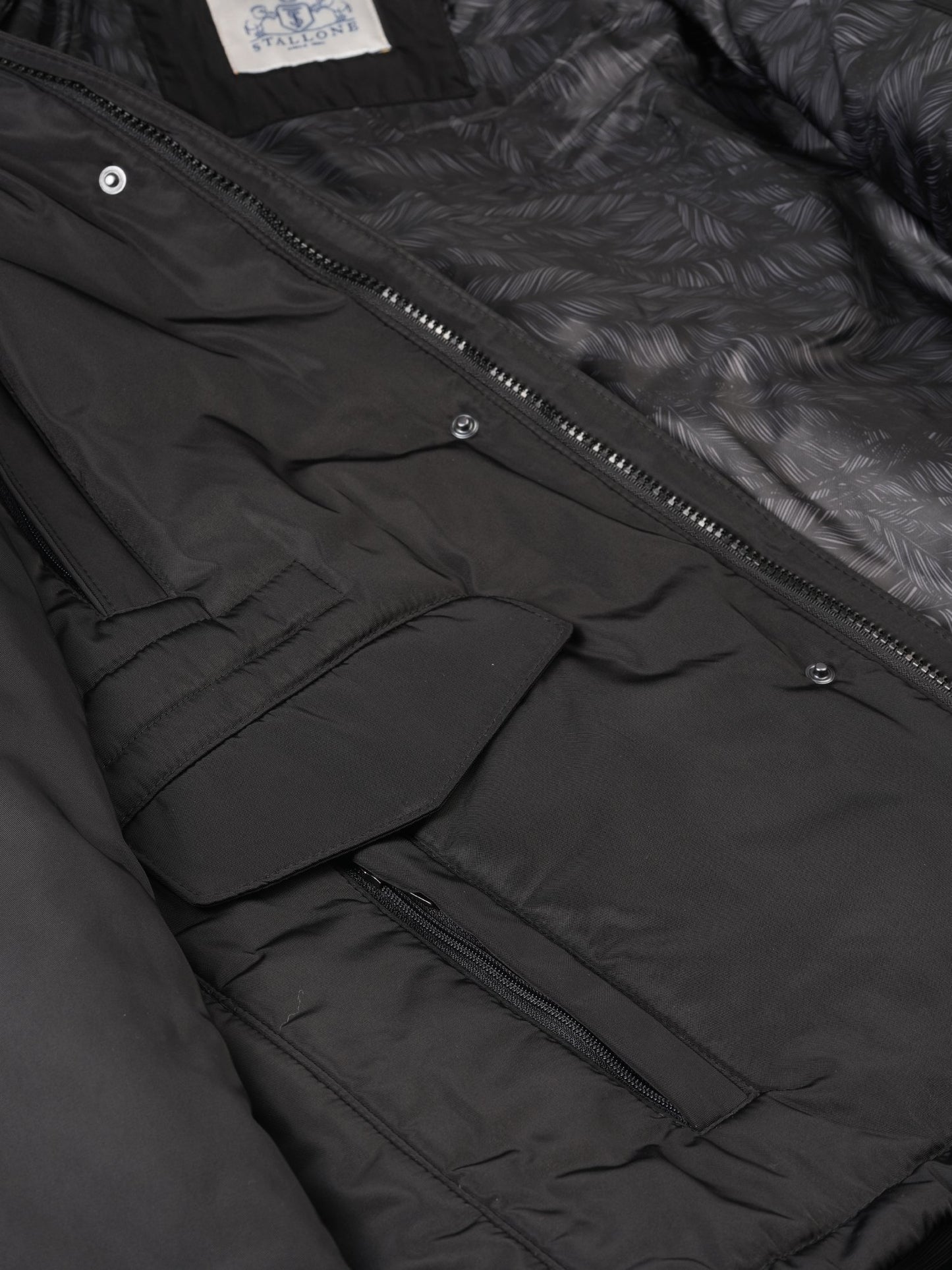 Blouson Noir avec fourrure