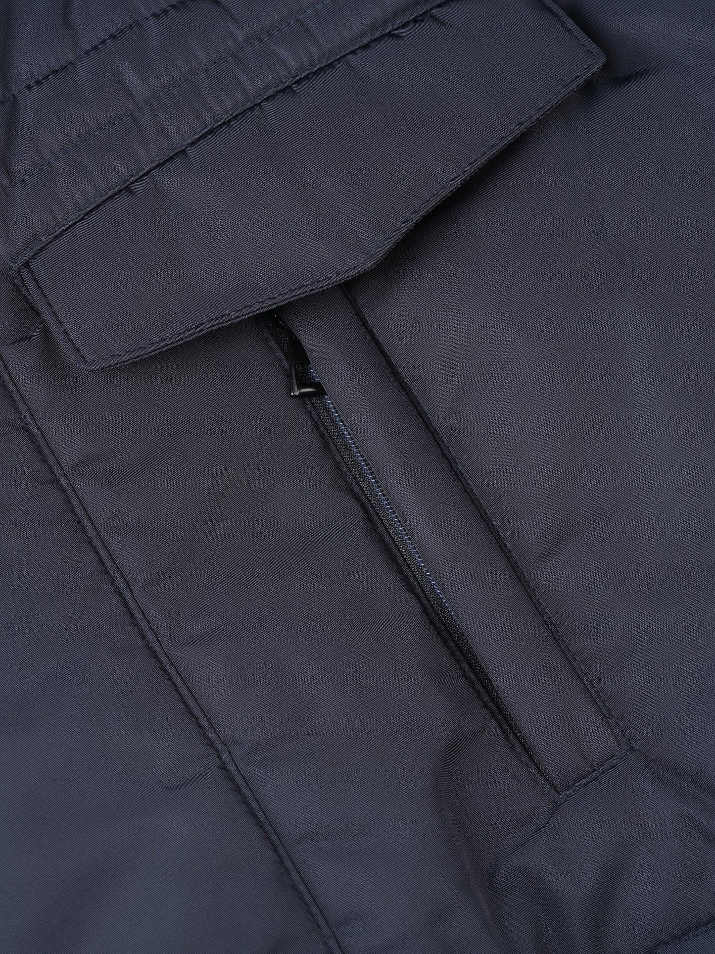 Blouson Bleu avec fourrure