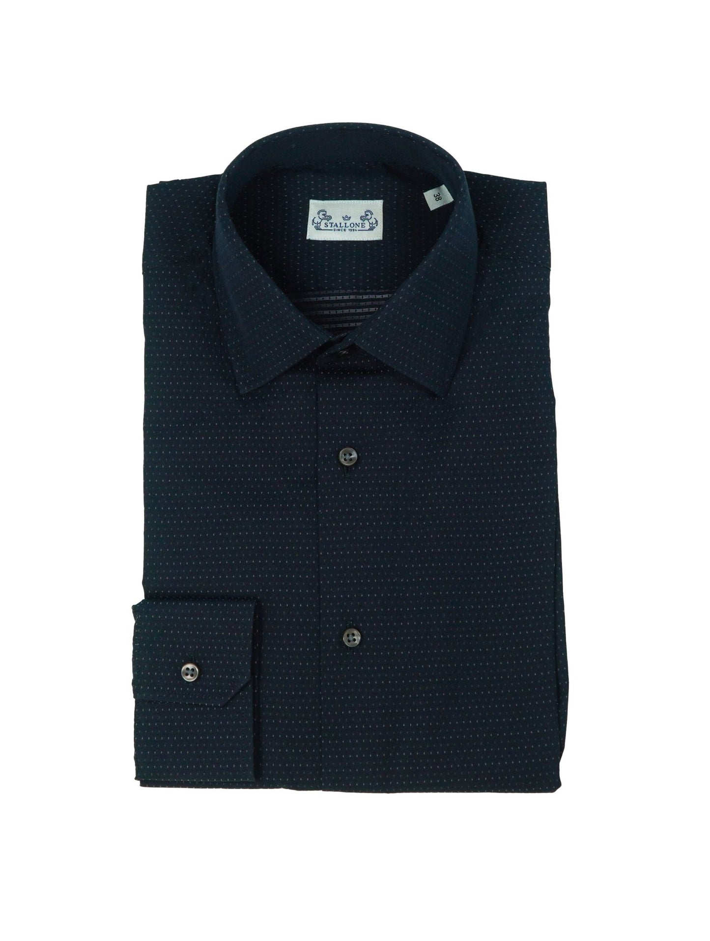 Chemise Noir à Motifs