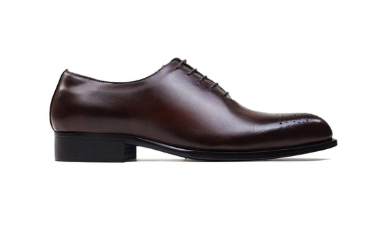 Chaussure napoli marron en cuir