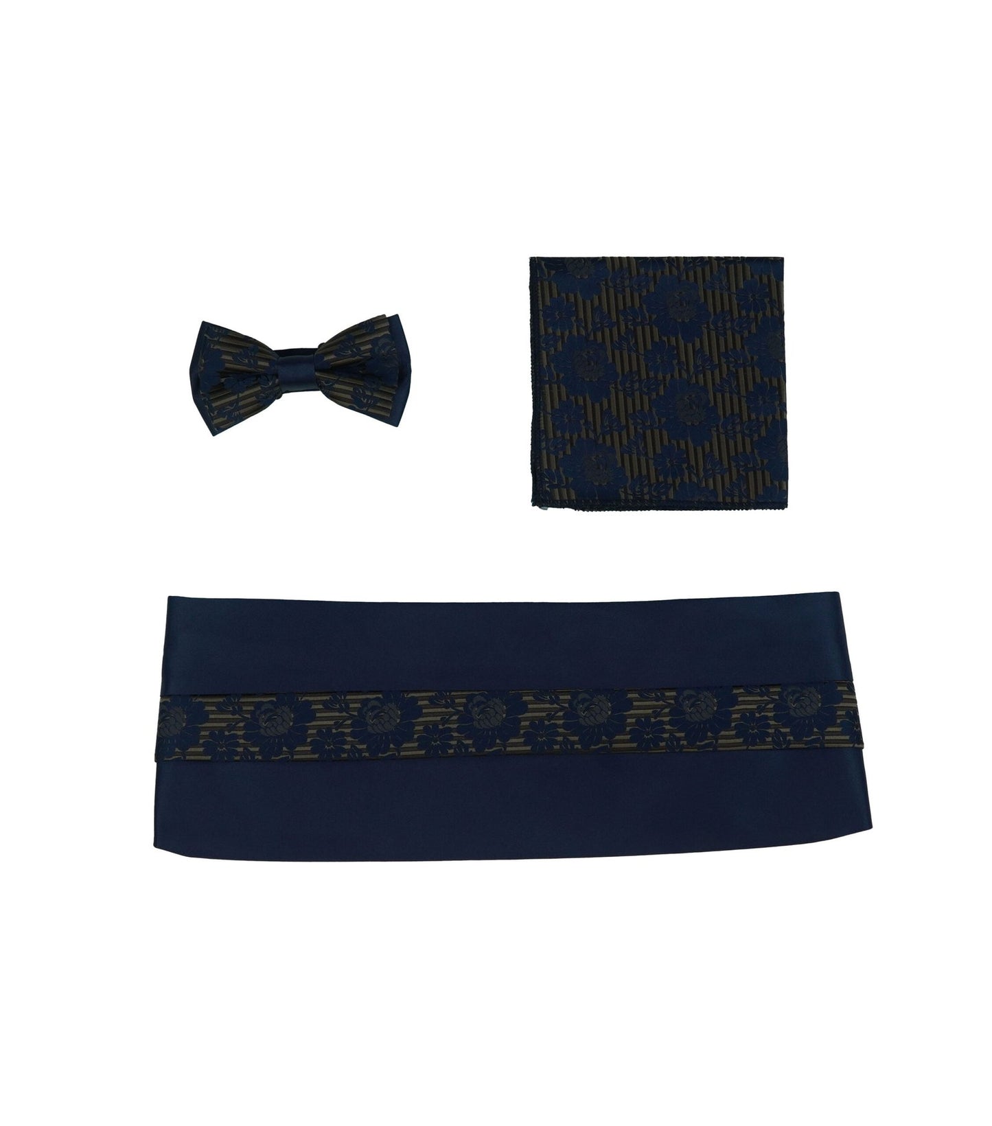 Ceinture de Cérémonie bleue à motifs