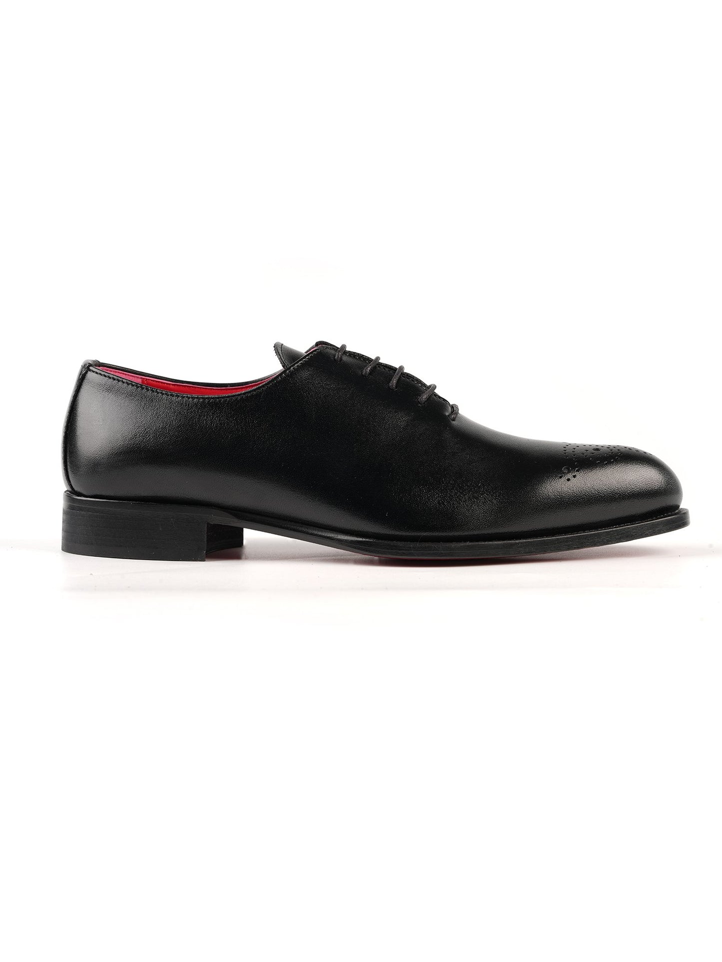 Richelieu Oxfords noirs en cuir