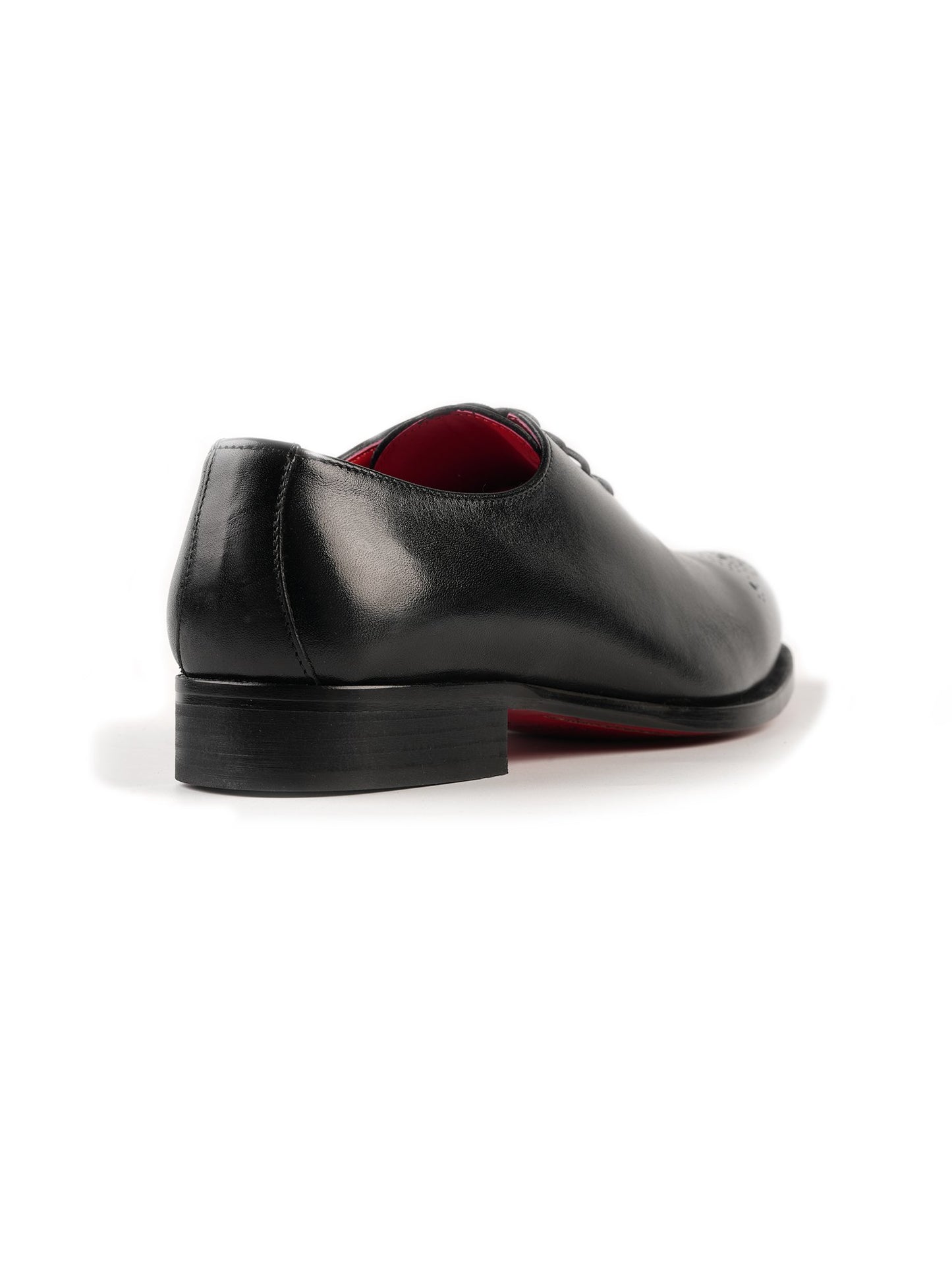 Richelieu Oxfords noirs en cuir