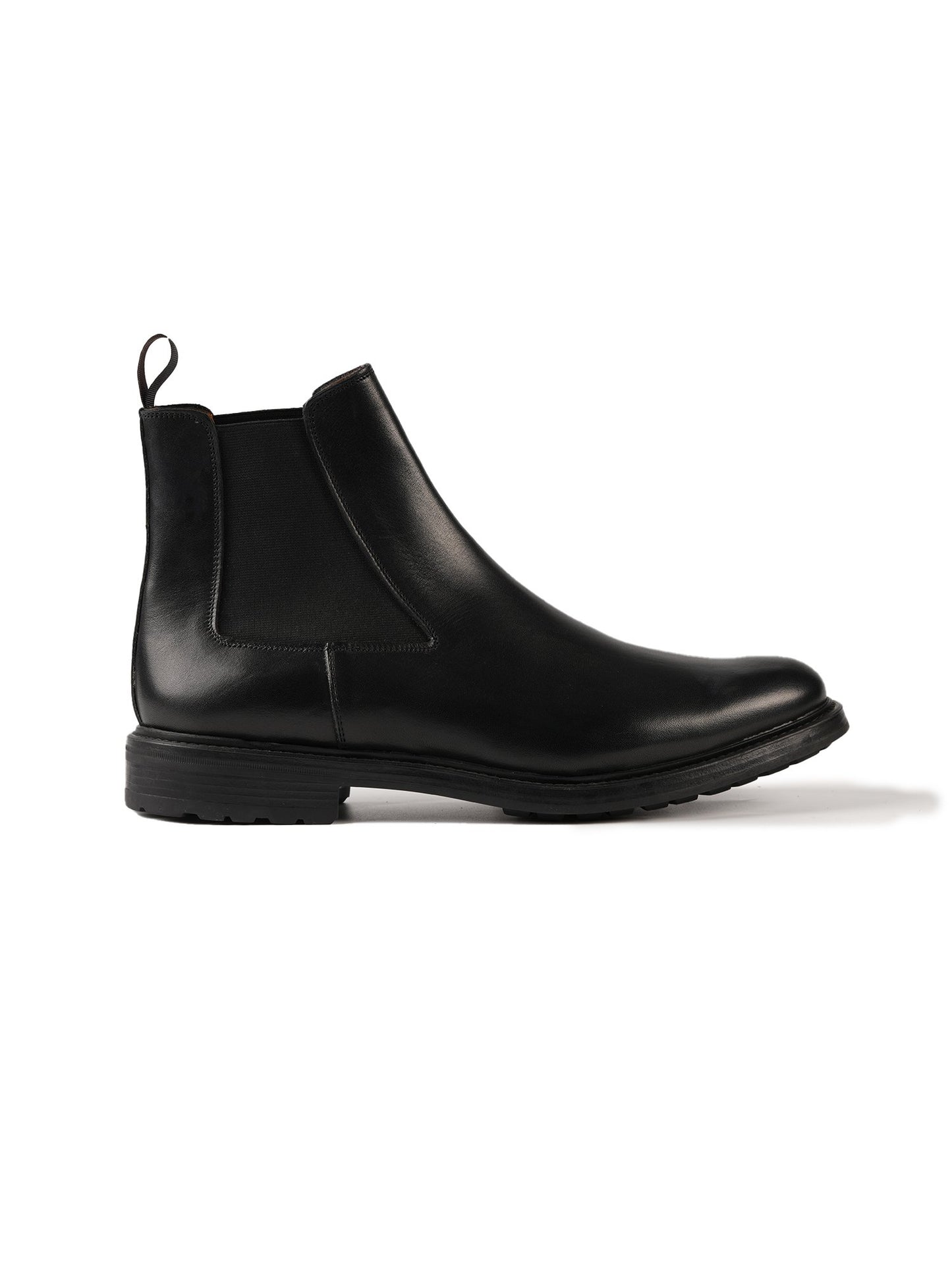 Boots noir en cuir