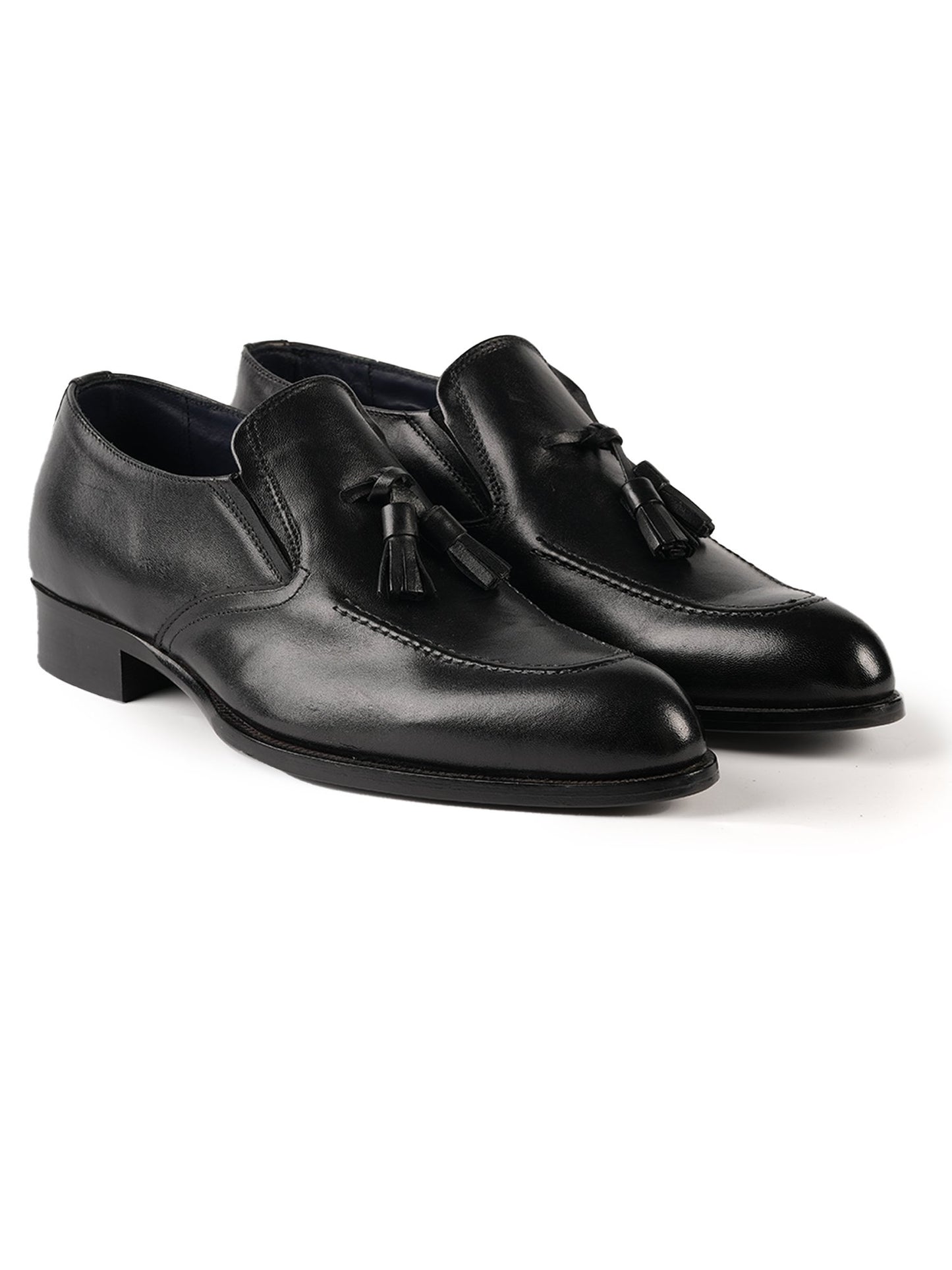 Chaussures milano noires en cuir