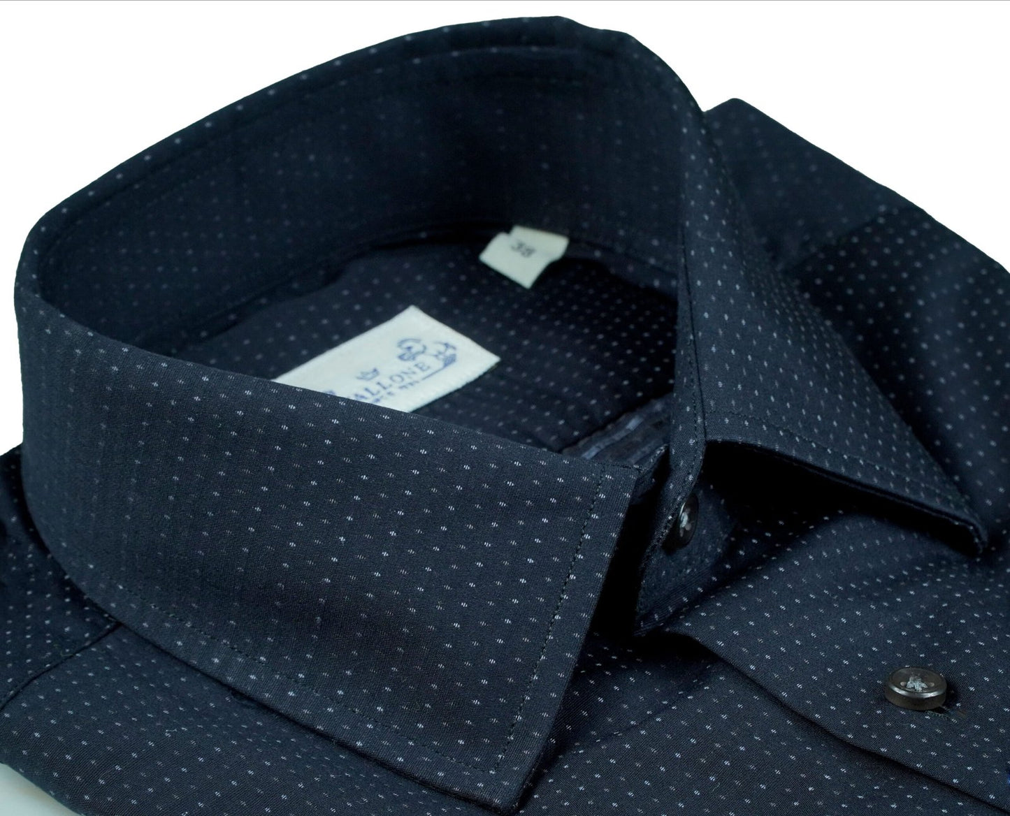 Chemise Noir à Motifs