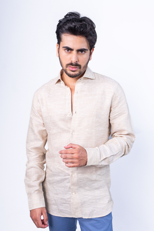 Chemise Beige en lin