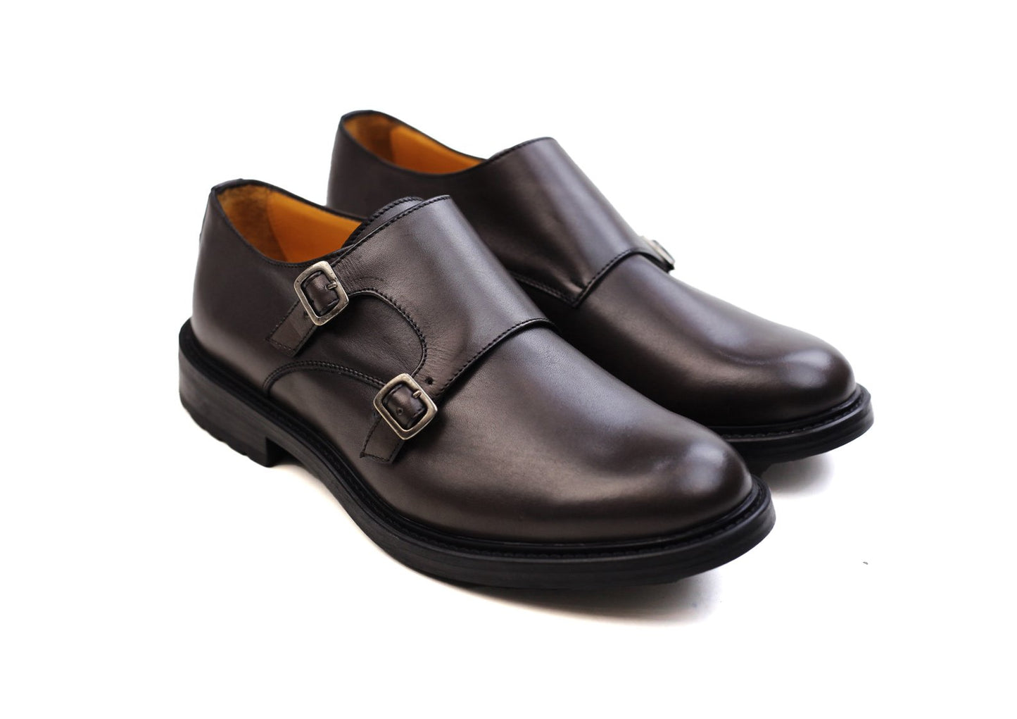 MONK STRAP MARRON