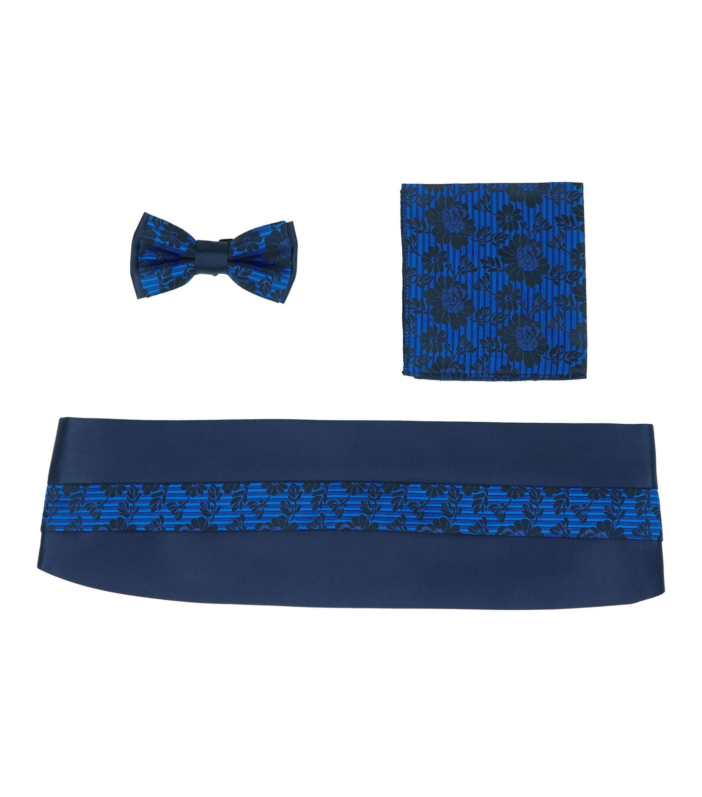 Ceinture de Cérémonie Bleue à motifs