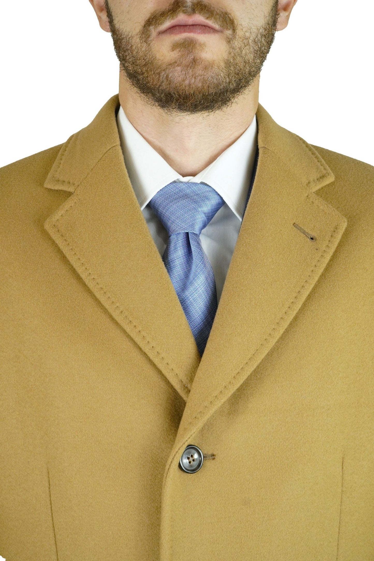 Manteau en cachemire camel