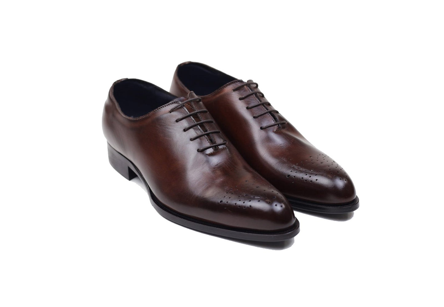 Chaussure napoli marron en cuir