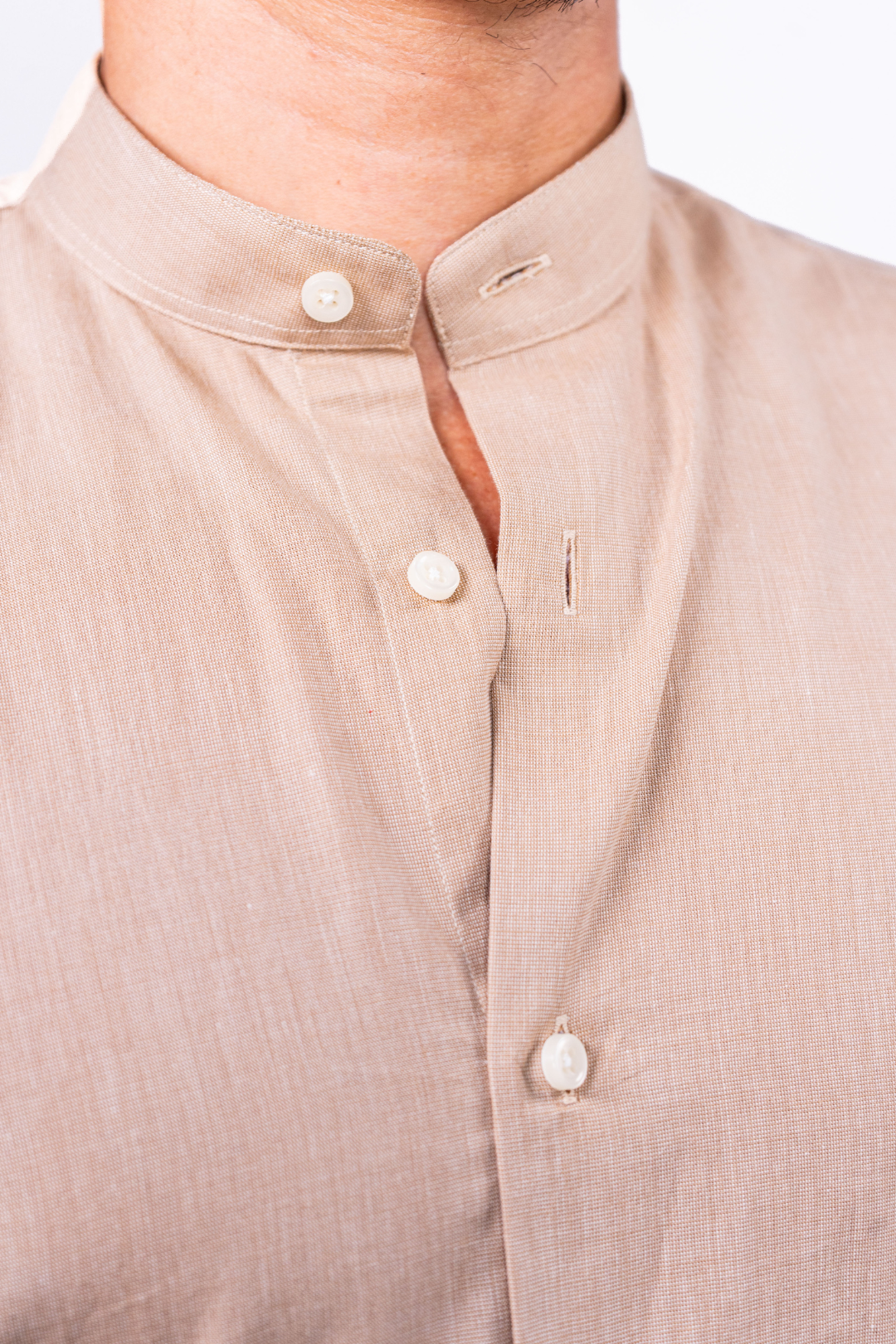 Chemise Camel col mao