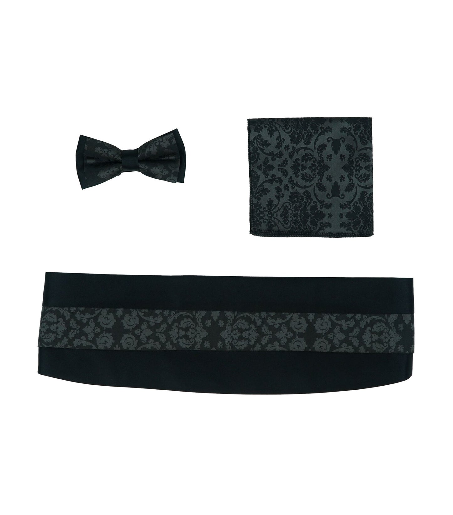 Ceinture de Cérémonie noire à motifs