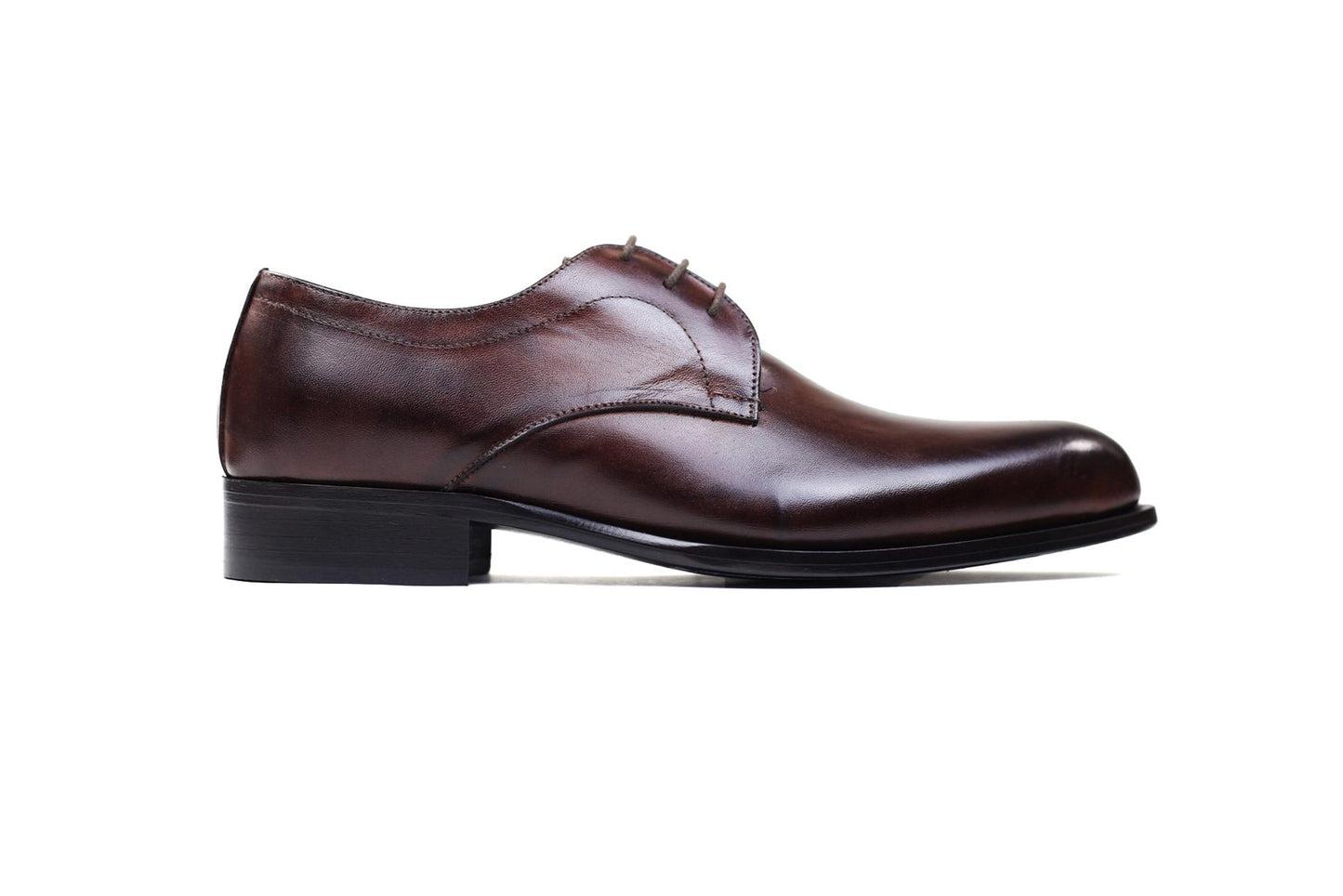 Chaussure trieste en cuir marron