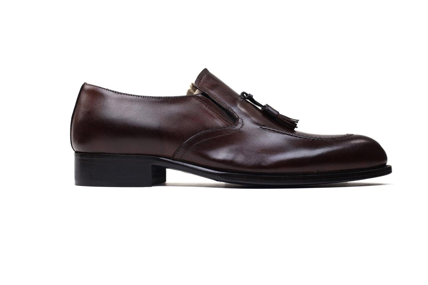 Chaussures milano en cuir marron