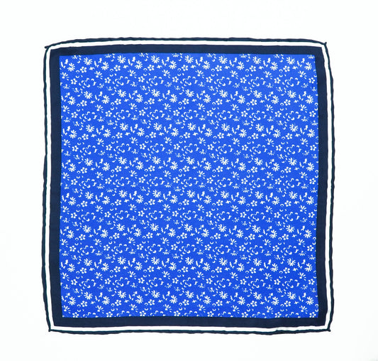 Mouchoir en soie Bleu