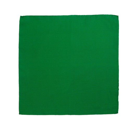 Mouchoir en soie vert