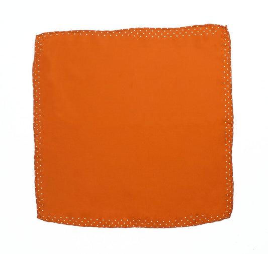Mouchoir en soie orange
