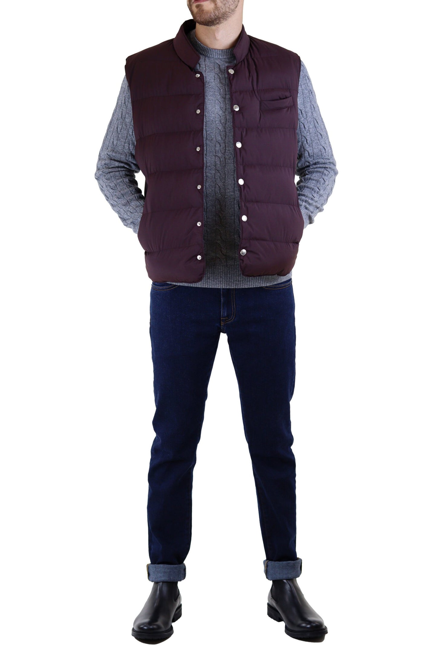 Gilet Bordeaux