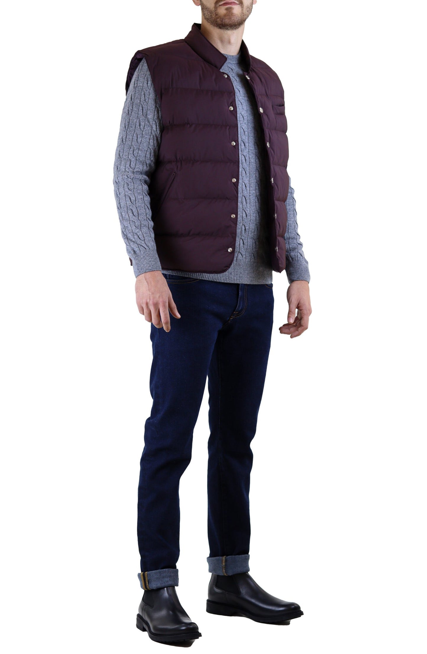 Gilet Bordeaux