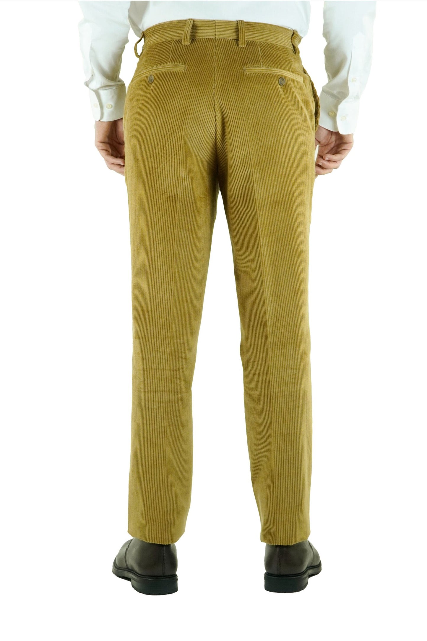 Pantalon camel en velour